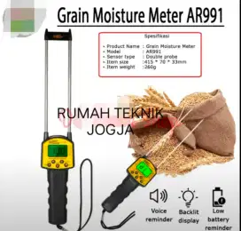 (RUMAH TEKNIK JOGJA)Pengukur kadar air biji bijian jagung kedelai dll