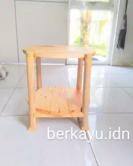 Meja kayu minimalis/meja dispenser/meja nakas/meja serbaguna