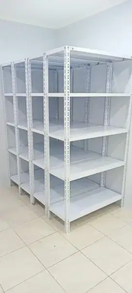 Rak besi 5 & 4 susun 100x40x200cm 
Kokohh Tebal Bayar ditempat