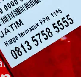 Nomor Cantik Simpati 5758 ekor kwartet 5555