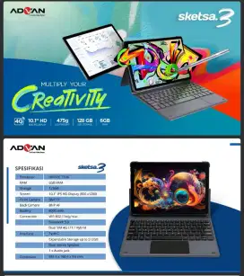 Advan tab sketsa 3 BNIB - bisa cod