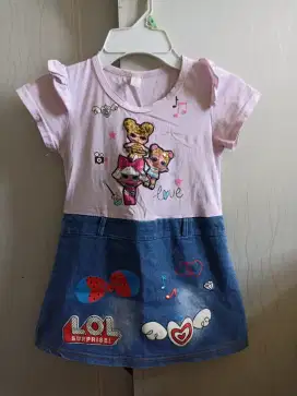 Dress2 anak brand original size XL 2-4thnan cakep2