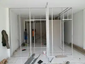 Partisi gypsum sekat kantor / ruko