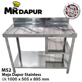 Meja dapur stainless