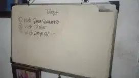 Papan tulis White Board 60x50 cm