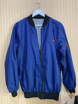 Jaket Pria Bisa Bolak Balik, Biru & Abu, L