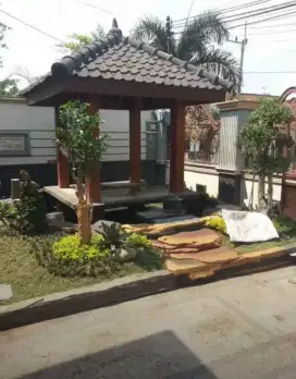 Batu sikat taman kolam ampyangan Surabaya Sidoarjo Gresik