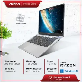 ADVAN WORKPLUS RYZEN 5 6600H 16GB 512SSD WINDOWS