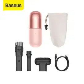 Baseus C1 Mini Car Vacuum Portable Penghisap Debu Laptop/Meja- Pink