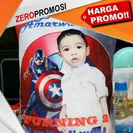 Souvenir Bantal Kotak Printing Custom Full Color