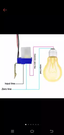 Switch Otomatis Sensor Cahaya Photocell