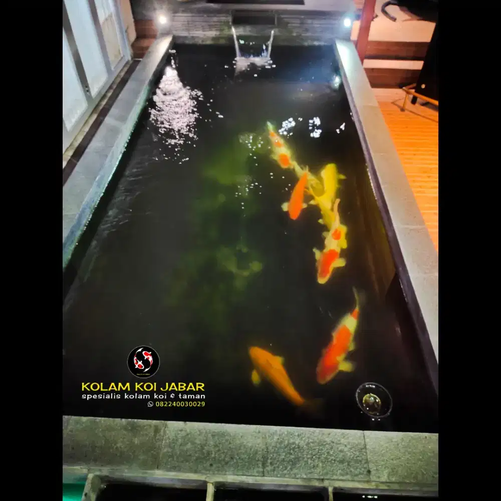 Kolam ikan hias dan kolam koi