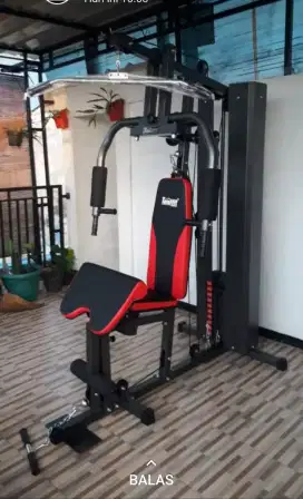Home gym 1 sisi beban 75 kg