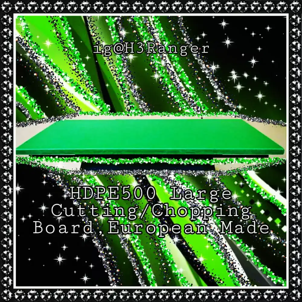 Talenan Hijau Besar Sushi Cutting Board HDPE500 1x25x45cm Buatan Eropa