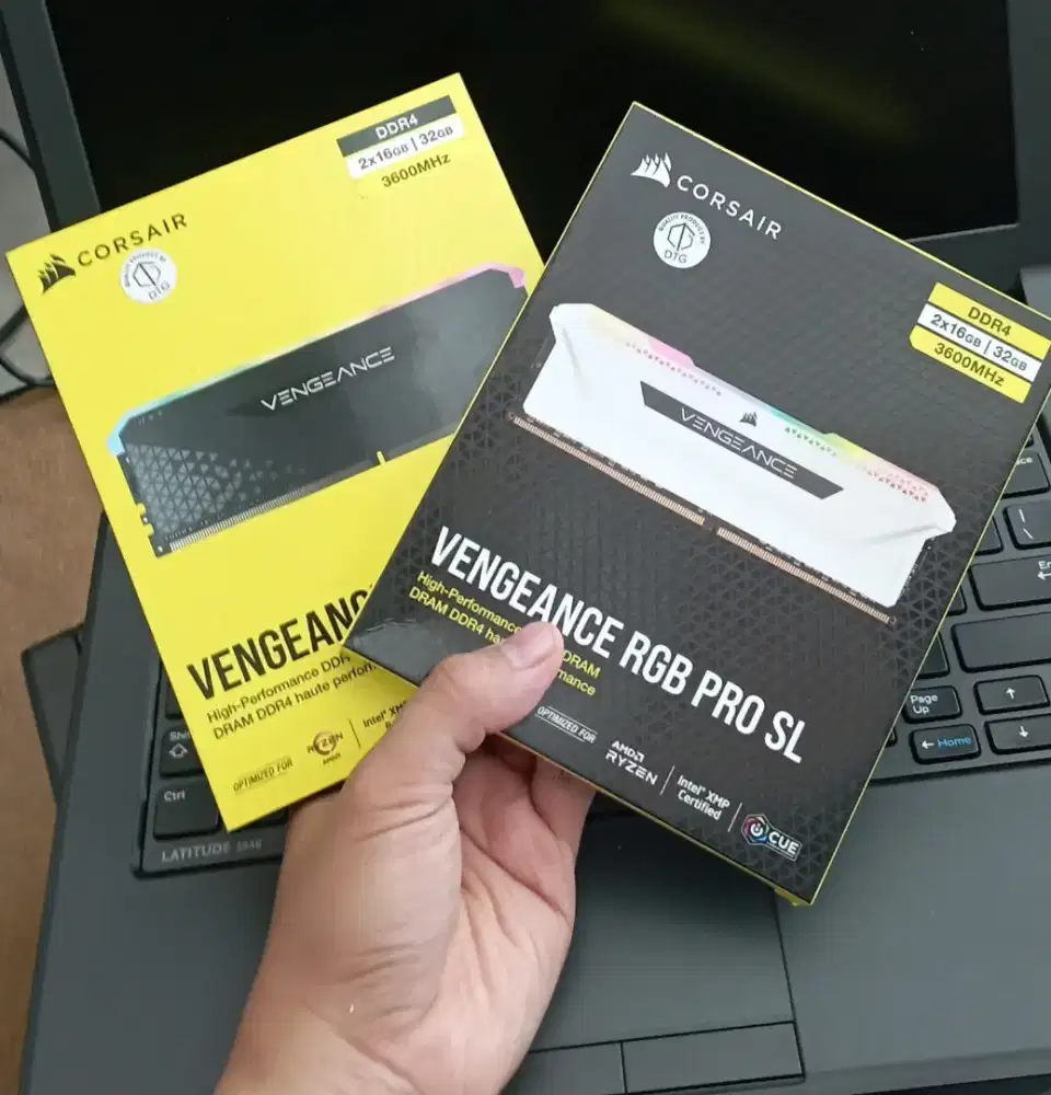 Corsair bisa TT 32GB n 64gb DDR4 3600mhz Vengeance RGB pro SL