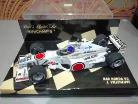 1/43 Diecast Minichamps BAR Honda 02 J. Villeneuve