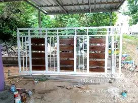 Pagar kombinasi ulin