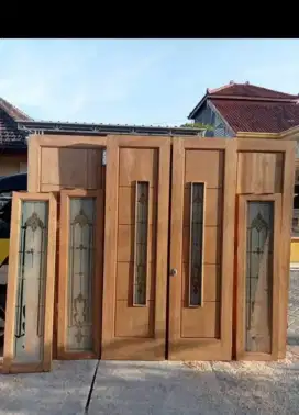 Pintu,kusen,jendela harga grosir,gratis ongkir.