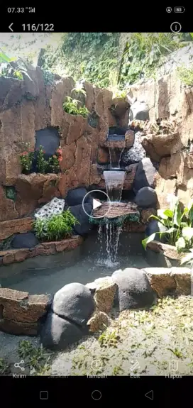 TUKANG. KOLAM  DAN RELIP TEBING
