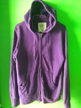 Ziphoddie sweater jaket uniqlo original wash authentic size M