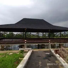 gubuk villa gajebo pondok saung bambu gazebo