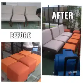 Jual jasa cuci laundry sofa springbed karpet salon interior mobil