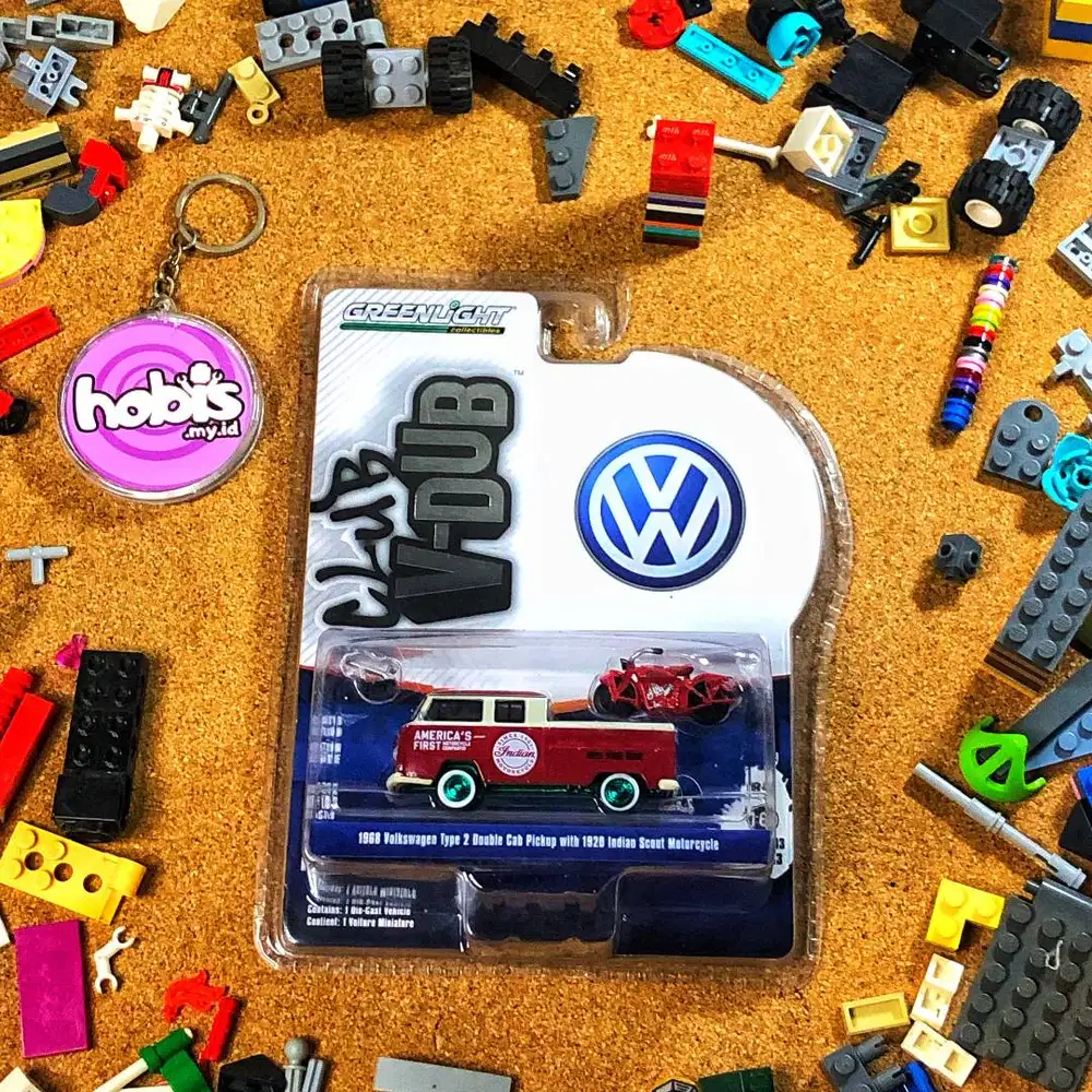 Diecast Greenlight Volkswagen Type 2 Green Machine THS Chase Car Rare