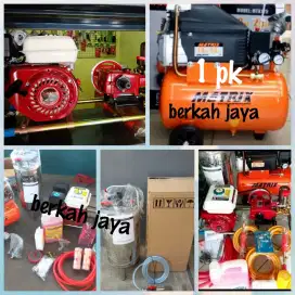 Mesin Steam MoToR Salju+Kompresor Listrik 1 PK