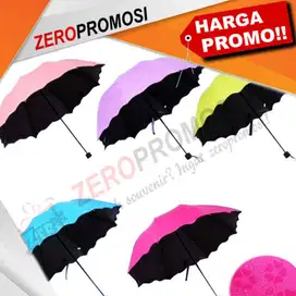 Souvenir Payung Lipat 3 Custom Magic Bunglon