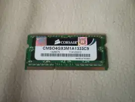 Memori laptop corsair 4gb