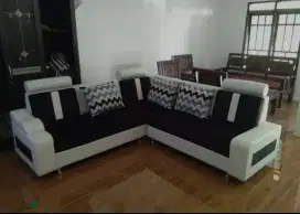 Sofa sudut L kuda baru