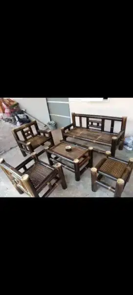 Jual kursi bambu