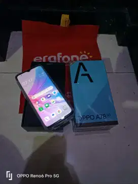 Oppo A78 5G 8/128 fullset like new ori bru unboxing doank josss