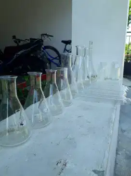 Erlenmeyer Glass laboratorium