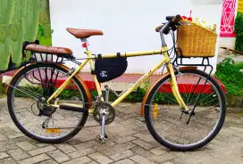 Sepeda Touring Aleoca 9 speed Deore