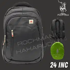 TAS PUNGUNG RANSEL BACKPACK POLO CLASSIC BP T084-42 ROCHMAN KAHARUDIN