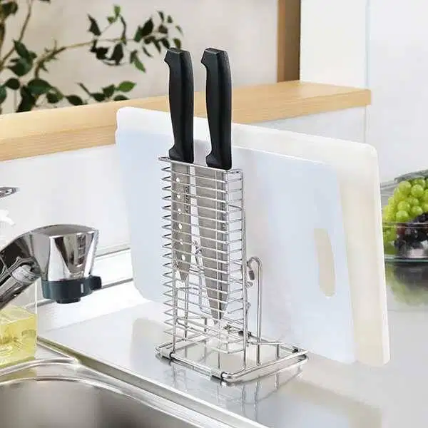 Pearl Life Simple Storage Series Knives & Chopboards Stand HB312 White