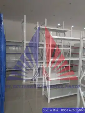 RAK ARSIP RAK BESI RAK BAJA RAK SHELVING ANTI KARAT  250Kg PER SHELV