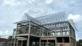 pemasangan kanopi baja ringan