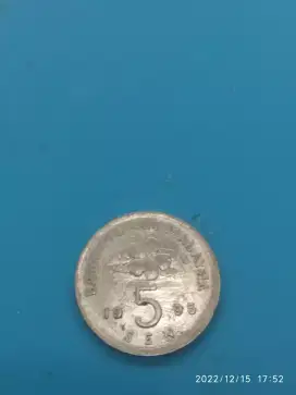 Koin 5 cents tahun 1995