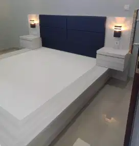 Bed, dipan, tempat tidur, interior, hpl