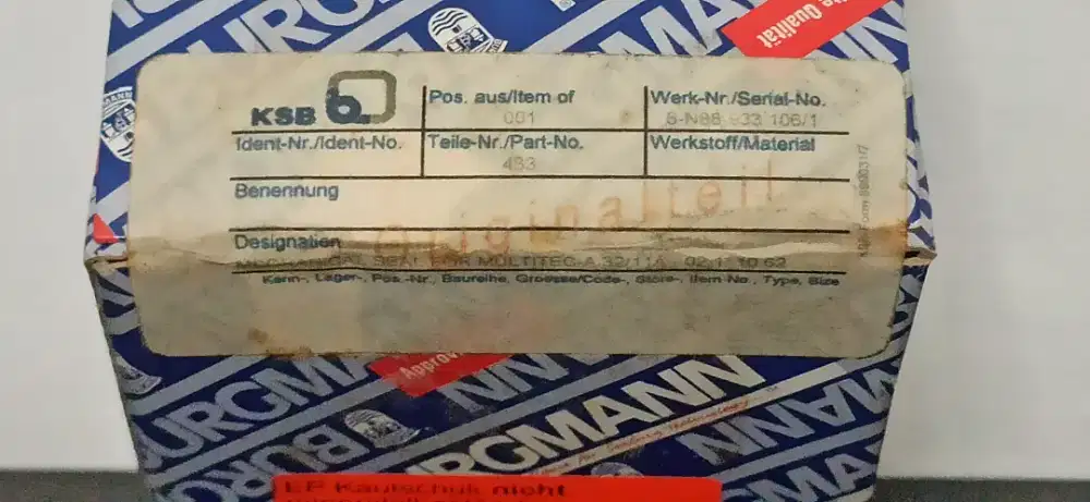 Mechanical seal (Burgman)ORI