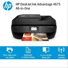 HP Deskjet Ink Advantage 4675 All-in-One Fax Printer #Tinta sdh kosong