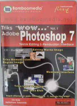 CD Tutorial Photoshop 7, msh segel, baru ya gan