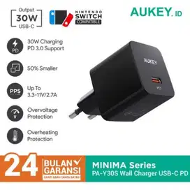 Charger Nintendo DS Apple Iphone Ipad Aukey PA-Y30S 30W USB-C PD