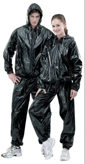 Baju Sauna dengan Tutup Kepala