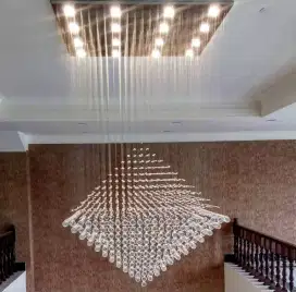 Lampu crystal seling
