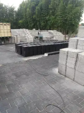 Genteng plat beton