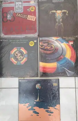 Jual Piringan Hitam (Vinyl) Eagles & ELO kondisi OK