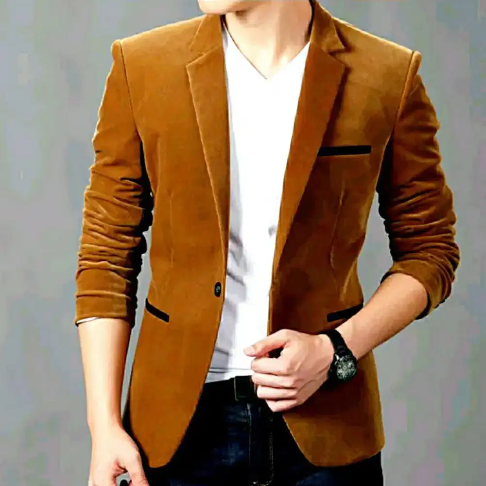 Blazer Korea Pria M L XL Bisa COD